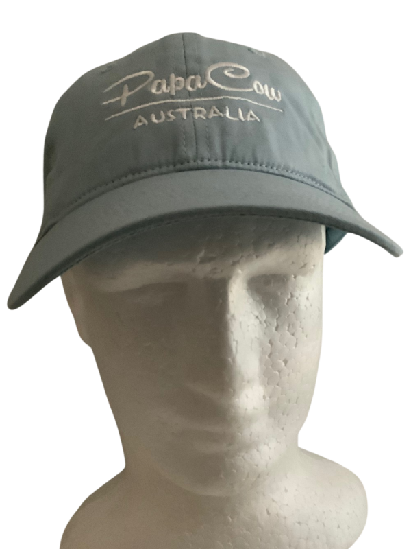 Davie Cap - Pale Blue, White Embroidery - Image 2