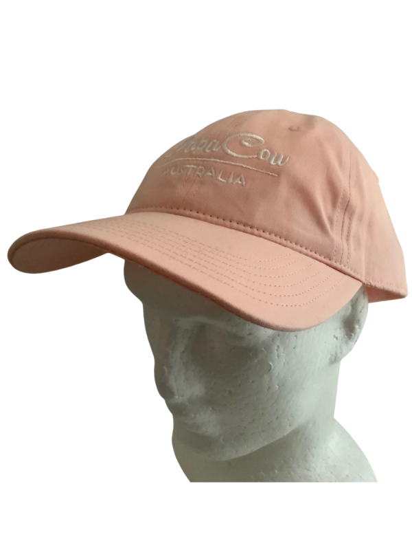 Davie Cap - Pale Pink, White Embroidery - Image 4