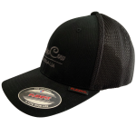 FLEXFIT Trucker Mesh Back - Black, Charcoal Embroidery