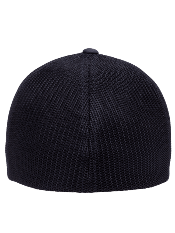 FLEXFIT Trucker Mesh Back - Dark Navy, Blue Embroidery - Image 4