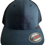 FLEXFIT Trucker Mesh Back - Dark Navy, Blue Embroidery - Image 2