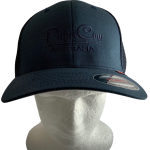 FLEXFIT Trucker Mesh Back - Dark Navy, Blue Embroidery