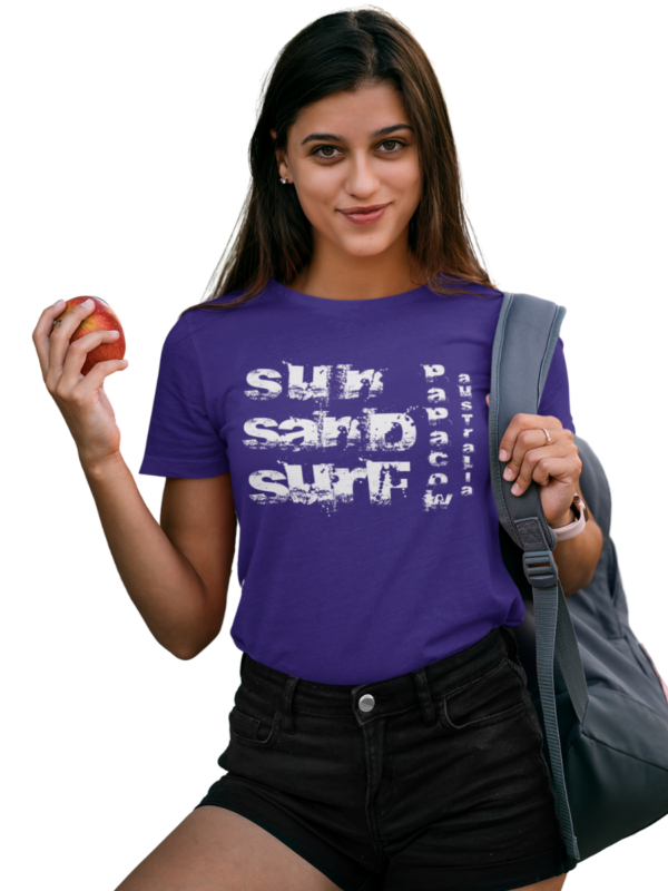Women's Graphic T-Shirt - SUN SAND SURF - Image 9