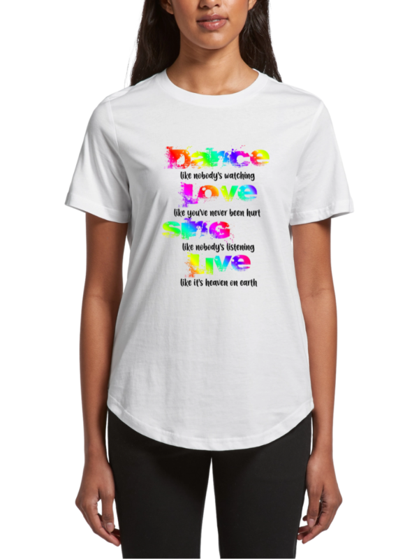 Drop Tee - PEACOCK TANGO