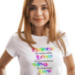Drop Tee - PEACOCK TANGO - Image 3