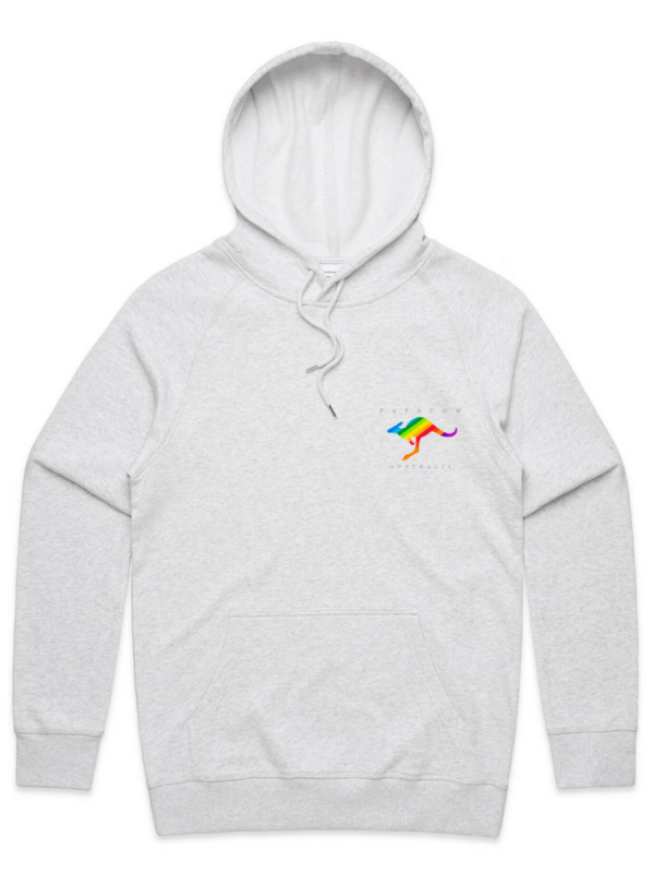 Men's Heavy Weight Hoodie - RAINBOW ROO
