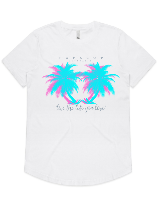 Drop Tee - HEAVENLY PALMS