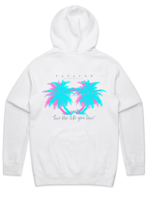 Women's Mid Weight Hoodie - HEAVENLY PALMS