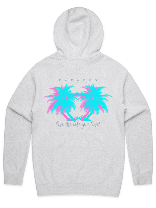 Women's Mid Weight Hoodie - HEAVENLY PALMS - Image 2