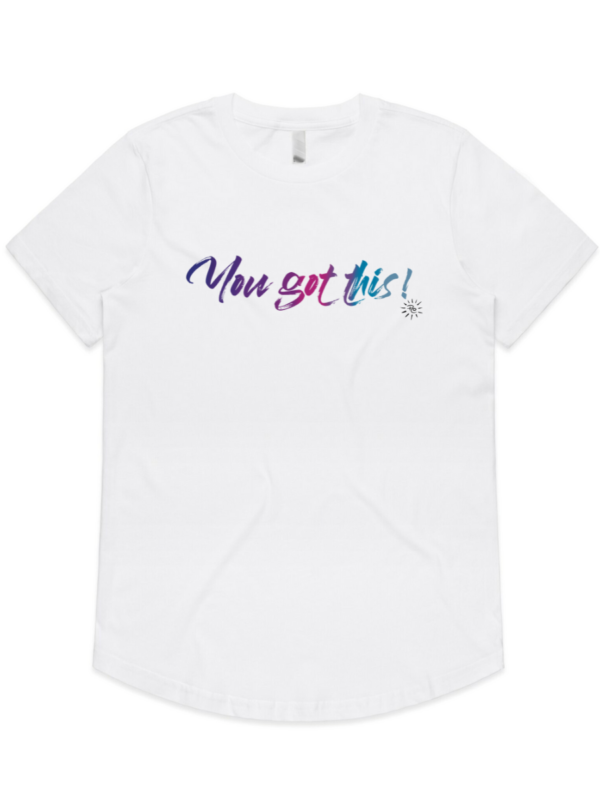 Drop Tee - YOU GOT THIS - BLUE - Image 2