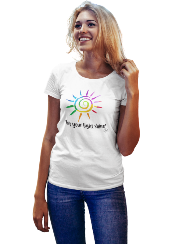 Youth T-Shirt - BLINDING RAINBOW - Image 2