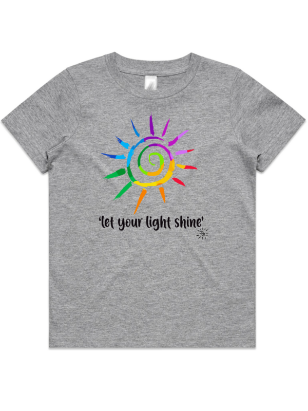 Kid's T-Shirt - BLINDING RAINBOW - Image 3