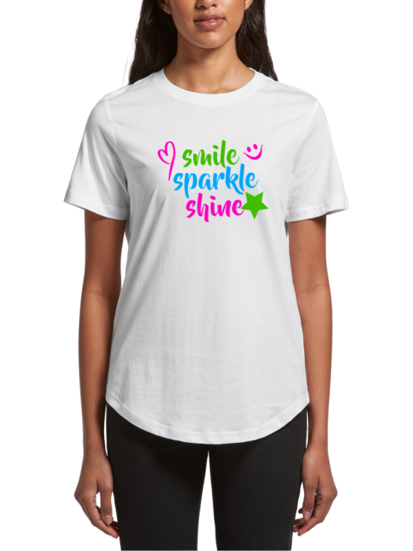 Drop Tee - SMILE SPARKLE SHINE - Image 2