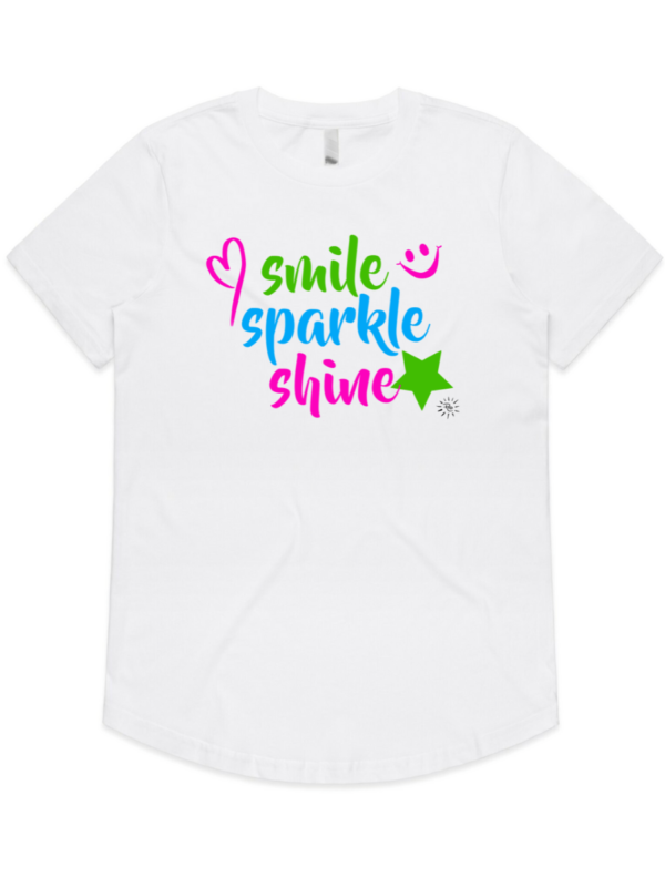 Drop Tee - SMILE SPARKLE SHINE