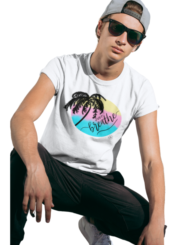 Youth T-Shirt - JUST BREATHE - Image 4