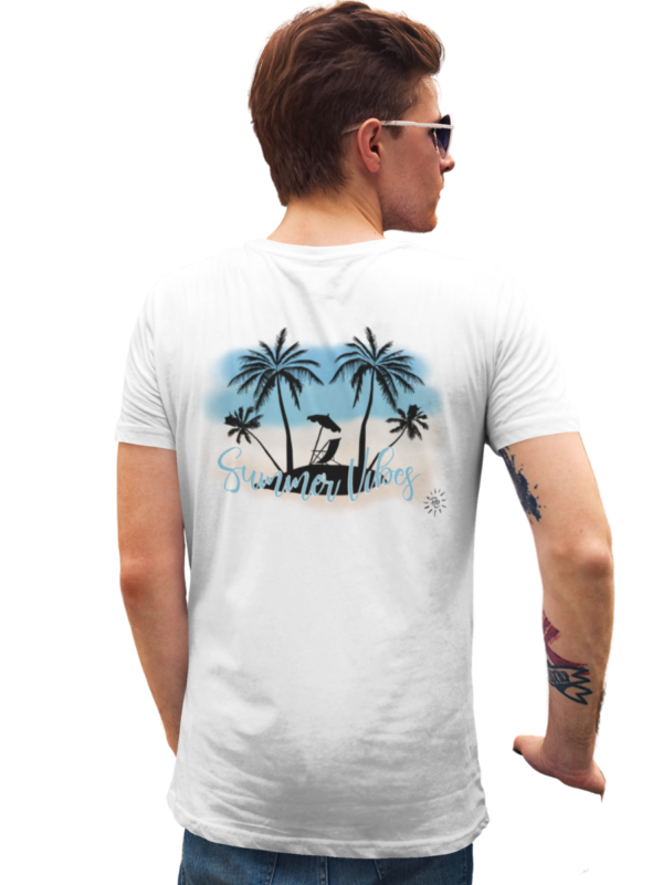 Youth T-Shirt - SUMMER VIBES (back print) - Image 4