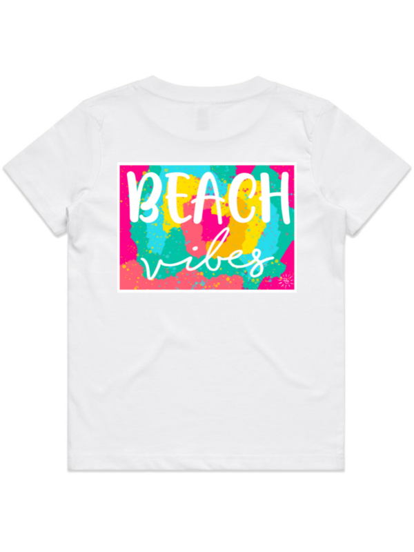 Youth T-Shirt - VIBES OF IVORY (back print) - Image 2
