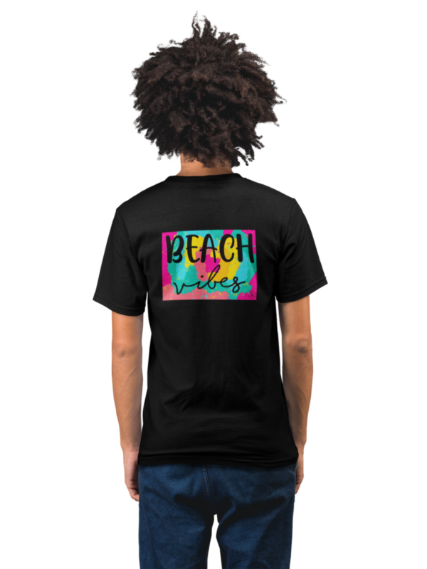 Youth T-Shirt - VIBES OF EBONY (back print) - Image 2
