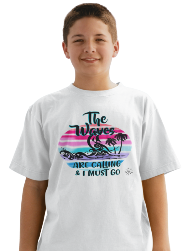 Youth T-Shirt - CALLING WAVES - Image 3