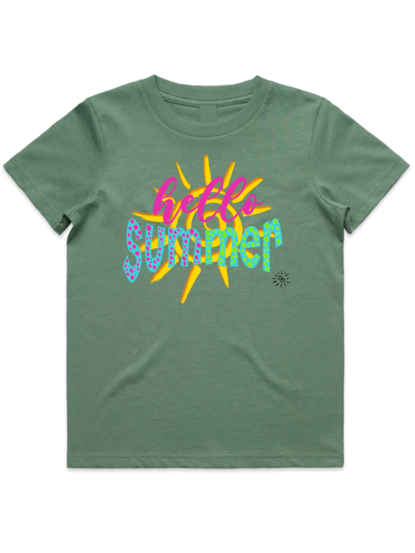 Youth T-Shirt - HELLO SUMMER - Image 8