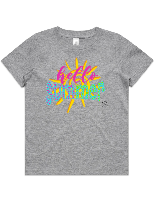 Youth T-Shirt - HELLO SUMMER - Image 5