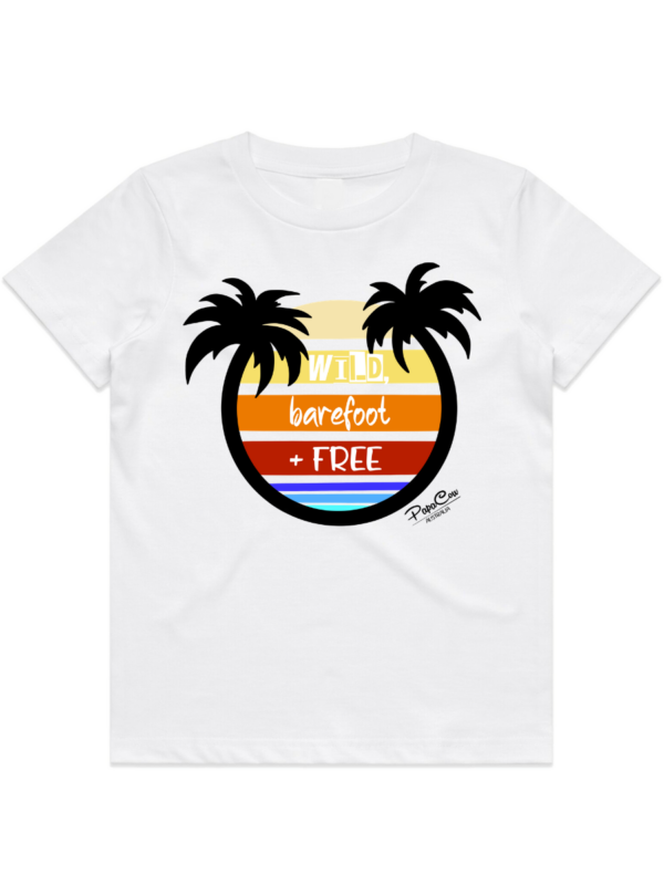 Youth T-Shirt - WILD BAREFOOT & FREE - Image 2
