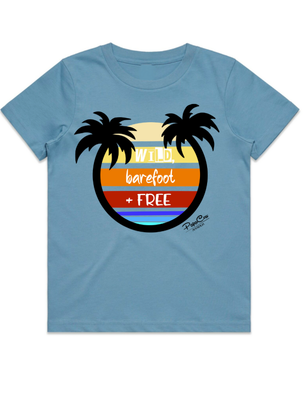 Youth T-Shirt - WILD BAREFOOT & FREE - Image 4