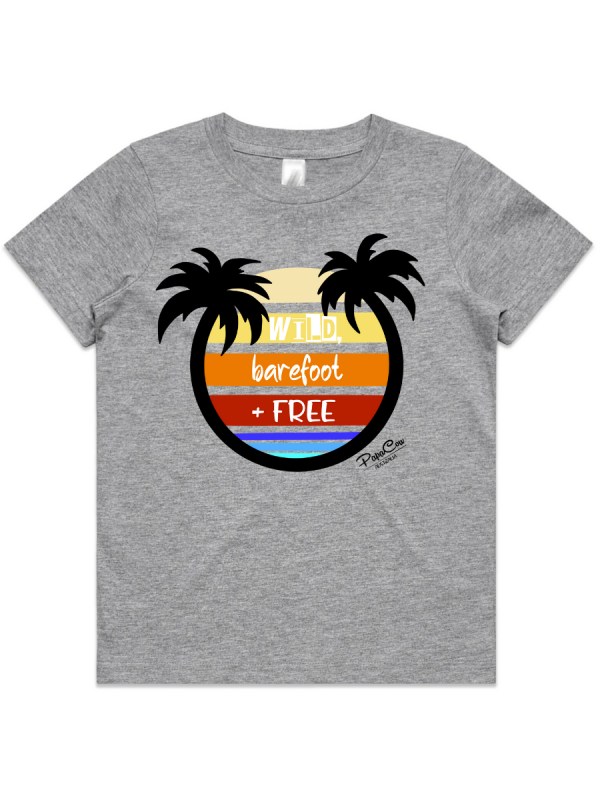 Youth T-Shirt - WILD BAREFOOT & FREE - Image 3