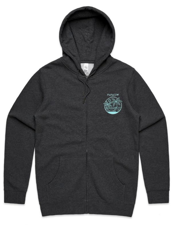 Men's Heavy Weight Zip Hood - BAHAMA BREEZE - Image 2