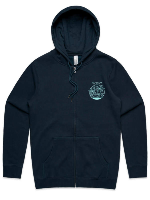Men's Heavy Weight Zip Hood - BAHAMA BREEZE
