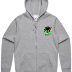 Men's Heavy Weight Zip Hood - PURPLE PELICAN