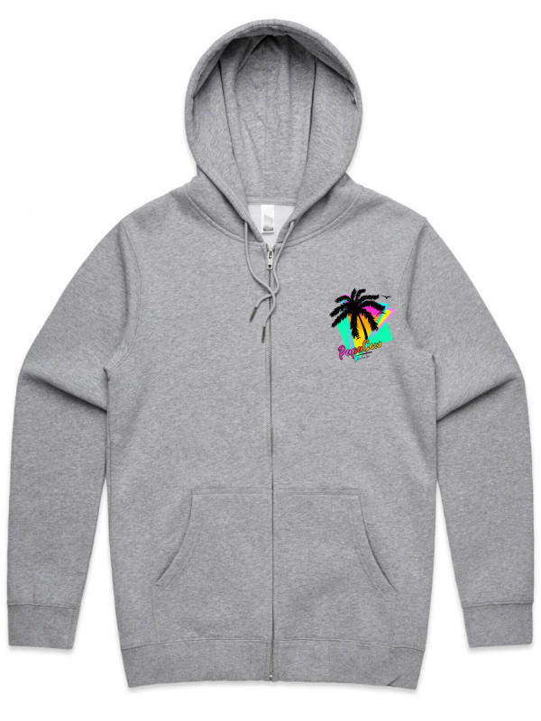 Men's Heavy Weight Zip Hood - PURPLE PELICAN
