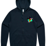 Men's Heavy Weight Zip Hood - PURPLE PELICAN - Image 3