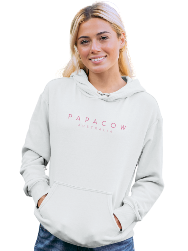 Women's Heavy Weight Hoodie - BUBBLEGUM DOWN UNDER