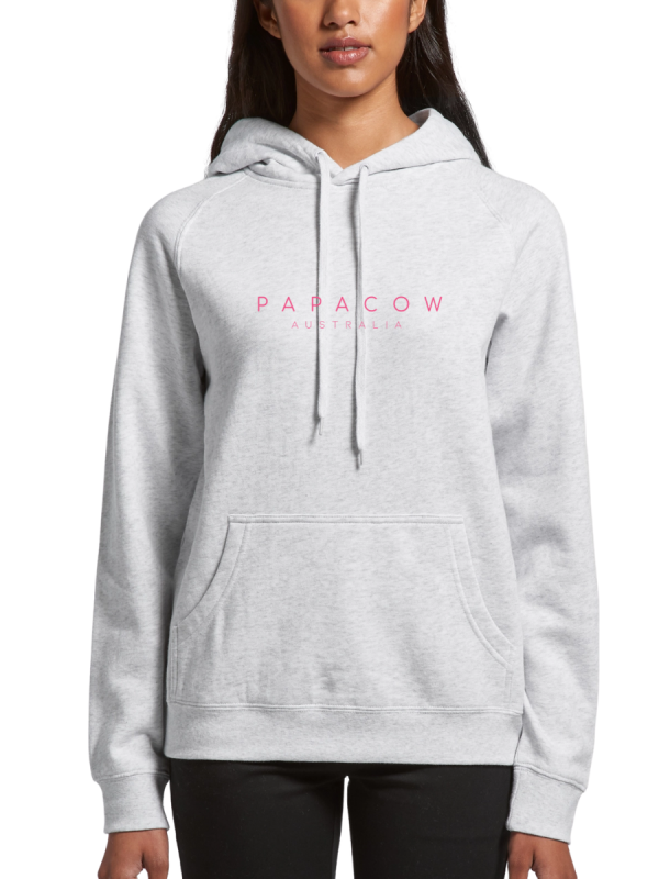Women's Mid Weight Hoodie - BUBBLEGUM DOWN UNDER