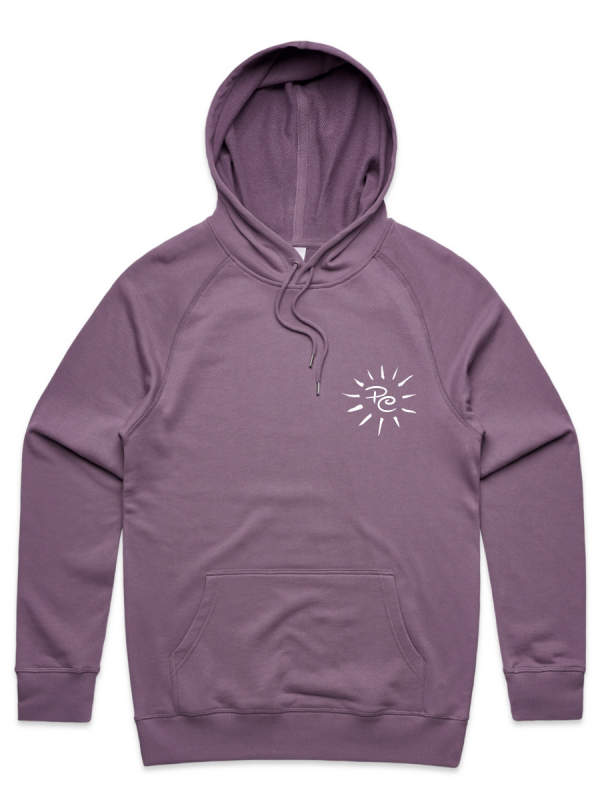 Men's Heavy Weight Hoodie - ROCKIN' PC WHITE - Image 3