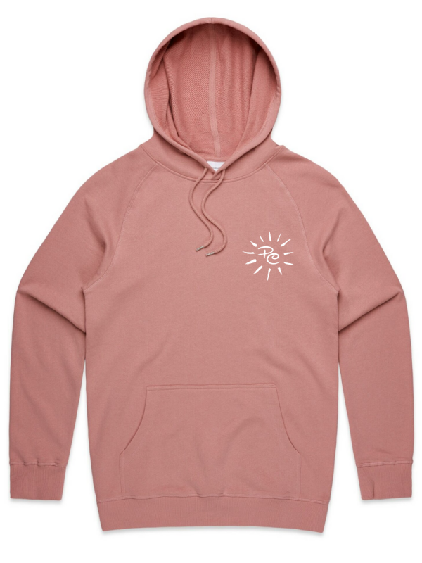 Men's Heavy Weight Hoodie - ROCKIN' PC WHITE
