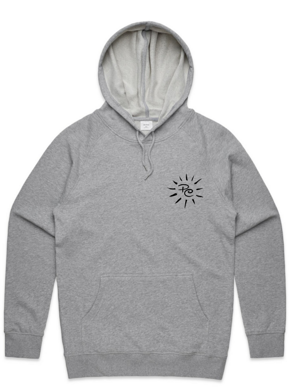 Men's Heavy Weight Hoodie - ROCKIN' PC BLACK