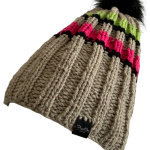 Light Fawn Rib Beanie - Image 2