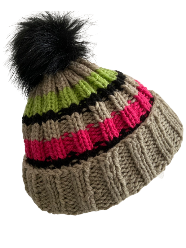 Light Fawn Rib Beanie