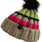 Light Fawn Rib Beanie - Image 3