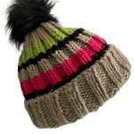Light Fawn Rib Beanie - Image 5