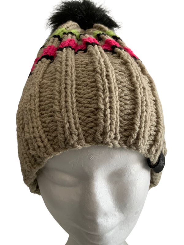 Light Fawn Rib Beanie - Image 7