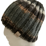 Dark Storm Ribbed Beanie - Image 2