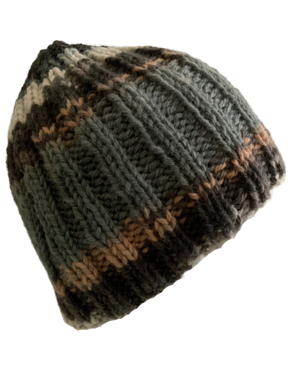 Dark Storm Ribbed Beanie - Image 5