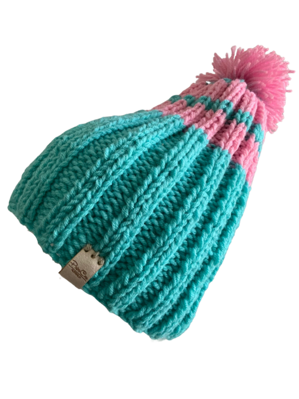 Musk & Aqua Rib Beanie - Image 2