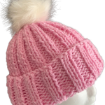 Pink Musk Rib Beanie - Image 2