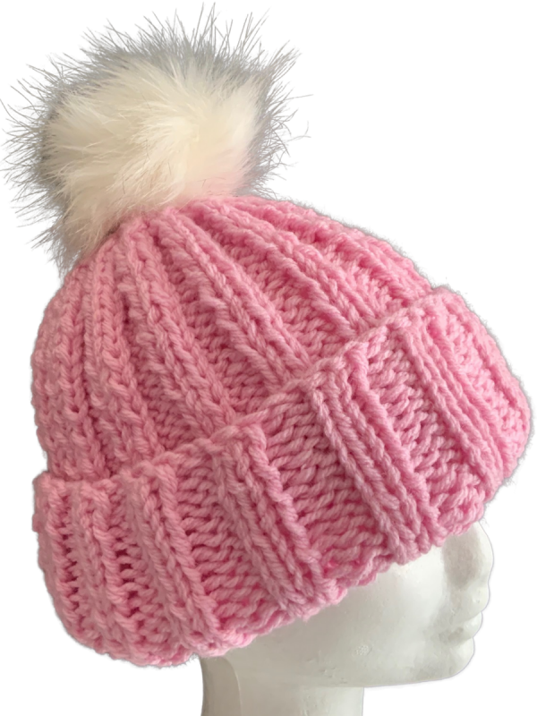 Pink Musk Rib Beanie - Image 2