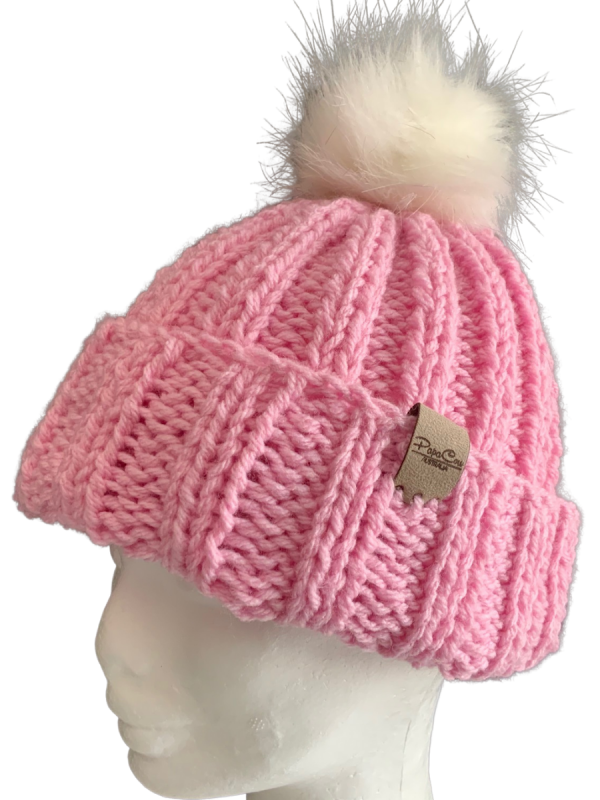 Pink Musk Rib Beanie - Image 3