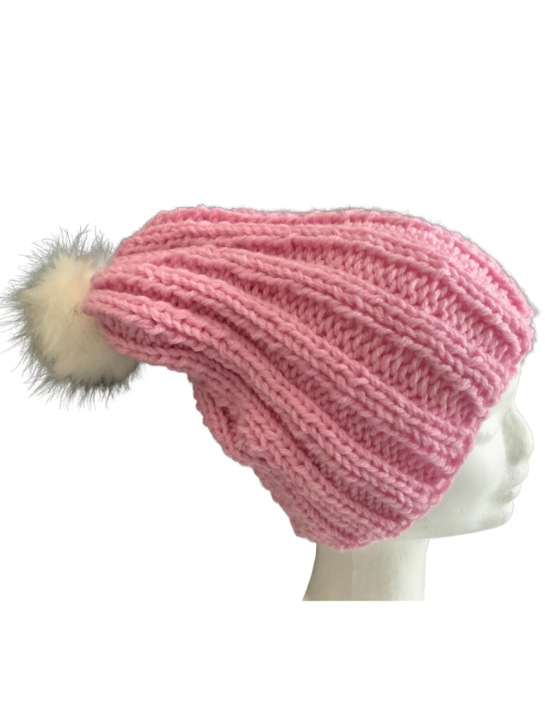 Pink Musk Rib Beanie - Image 4